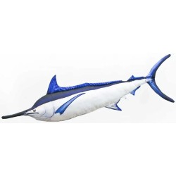 Coussin Peluche Poisson MARLIN BLEU 118 CM