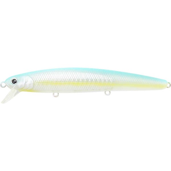 LEURRE LUCKY CRAFT SW Flash Minnow 110 SP Super Glow OB Sexy Smelt
