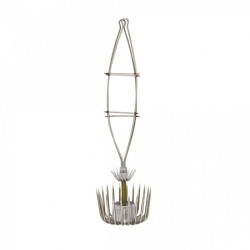 LEURRE FLASHMER TURLUTTE CAGE PLOMBEE - INOX - 150 g