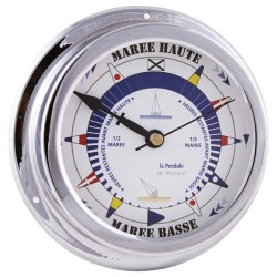 Pendule des Marйe - Laiton poli et Chromй 145 mm - Montre а Marйe
