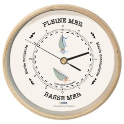 PENDULE DE MAREE EN BOIS GRAND MODELE - 32,5 CM  - B120