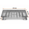 SERPENTIN INOX POUR FUMOIR 345mm - 205mm - 45mm