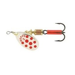 CUILLER MEPPS Aglia ARGENT POINTS ROUGES N2