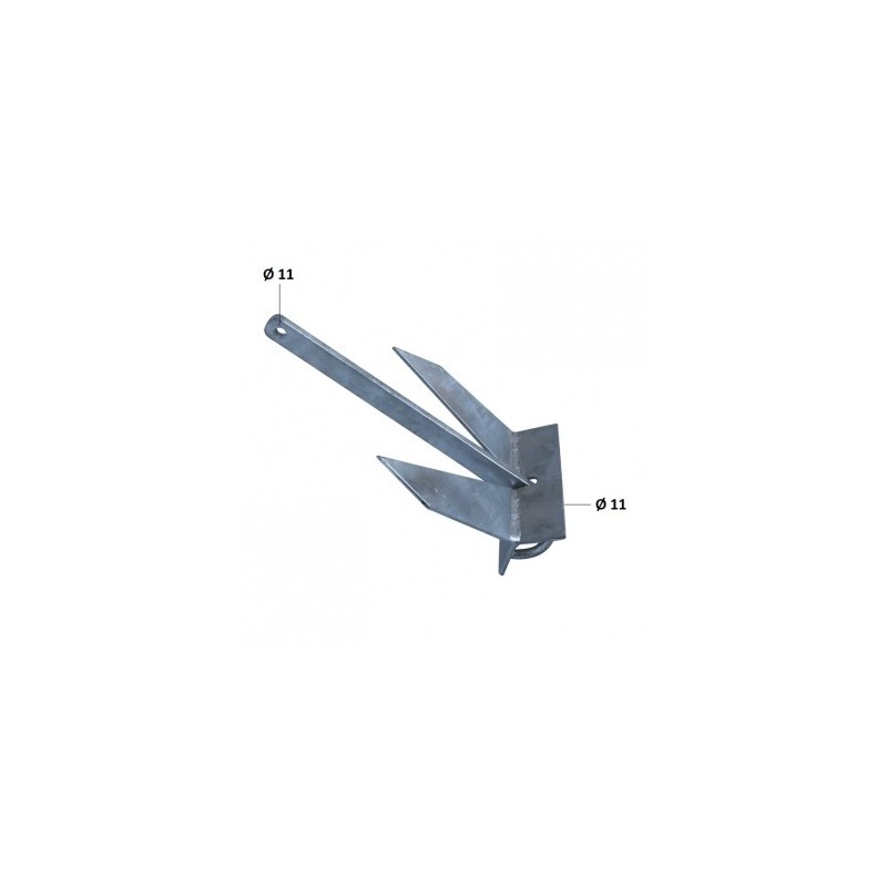 Ancre plate - 2 kg Galva ---