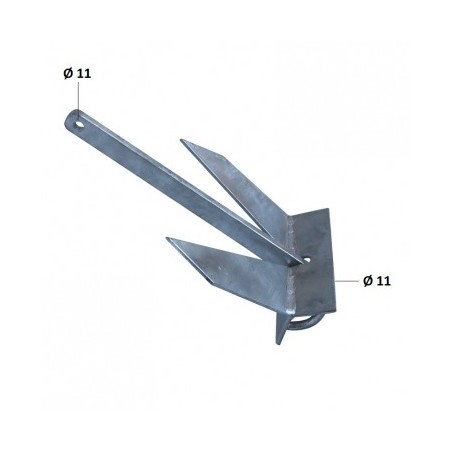 Ancre plate - 2 kg Galva ---