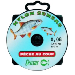 NYLON SENSAS SPECIAL PECHE AU COUP 100M D.0,08  ---