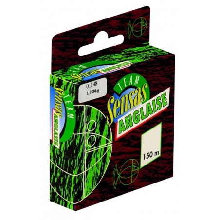 NYLON SENSAS TEAM SENSAS ANGLAISE 150M D.14,8 ---
