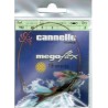 AVANCON MEGAFLEX 5kg - 1 Boucle - 1 Hameçon double n°2 - 40 cm  - en stock - Bas de Ligne Acier