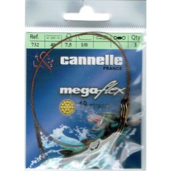 AVANCON MEGAFLEX 7,5kg - 1 Boucle - 1 Hameçon double n° 1/0 - 40 cm ---ndd