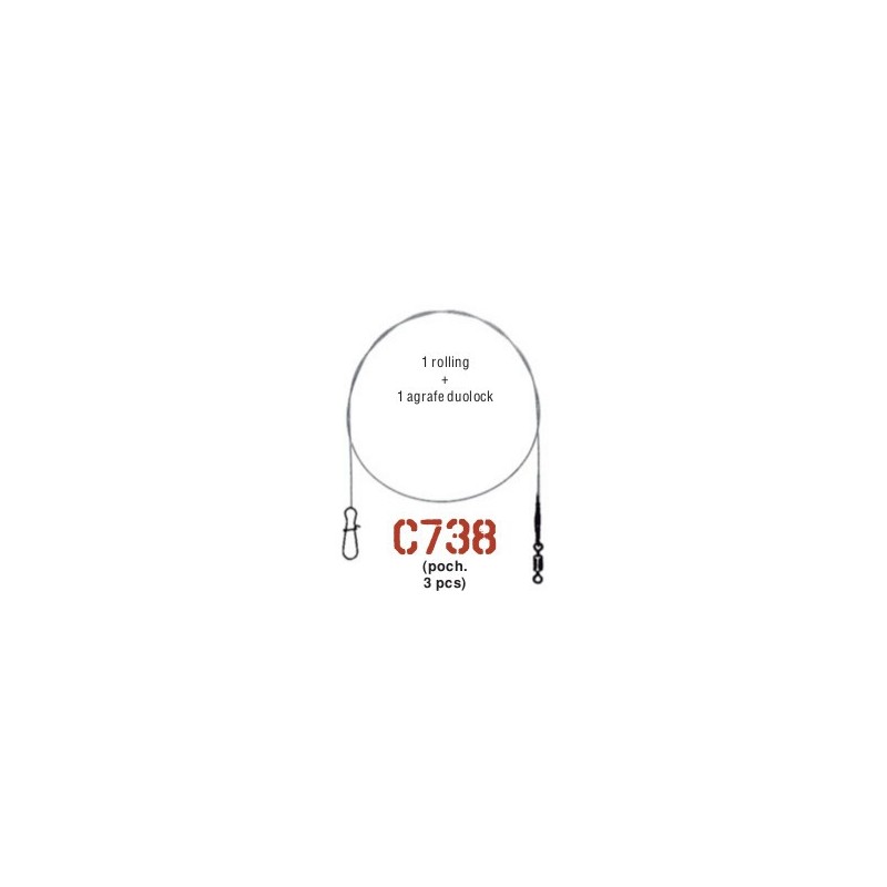 AVANCON MEGAFLEX EMERILLON 5kh - 1 rolling - 1 agraphe - 30 cm  ---