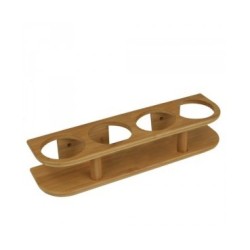 Support de verres bamboo 4 verres - BAMBOO MARINESYSTEM -