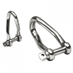 Manille inox torse - 10Mm