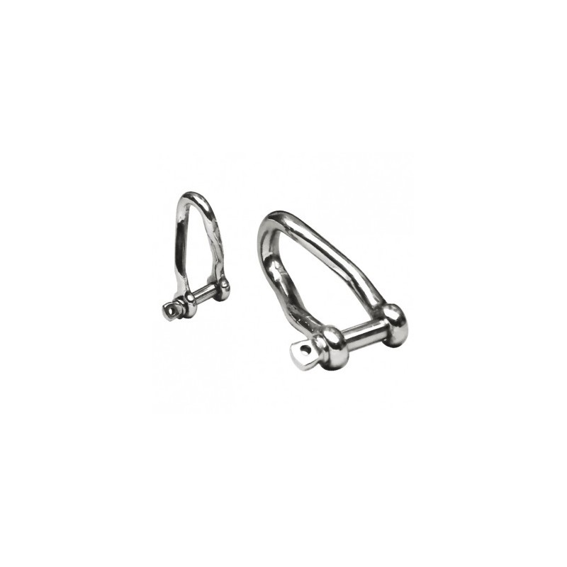 Manille inox torse - 10Mm - en stock - Manille - maillon