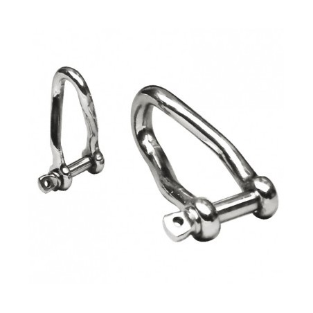 Manille inox torse - 10Mm - en stock - Manille - maillon