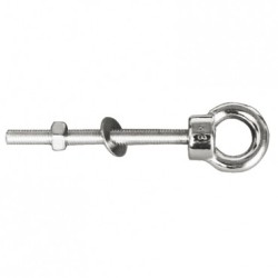 Piton à œil diamètre 10mm  - en stock - Piton Inox