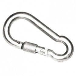 Mousqueton inox sécurisé - 10 ---