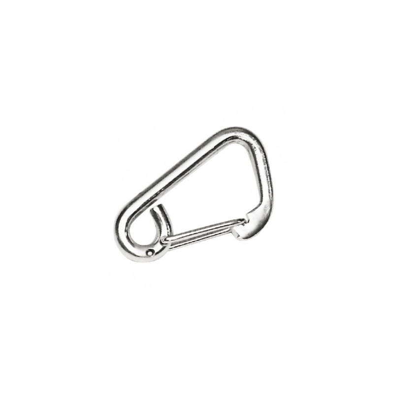 Mousqueton pompier avec oeil 12 inox  ---