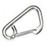 Mousqueton pompier avec oeil 12 inox  ---