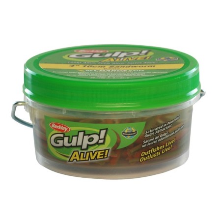 GULP ALIVE HLFP ARENICOLA 4 BLKBLUFL 7OZ