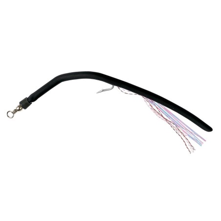 LEURRE FLASHMER BLISTER 2x ANGUILLONS 5/0 - NOIR---