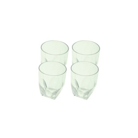 4 VERRES A EAU - en stock - Vaisselle Incassable