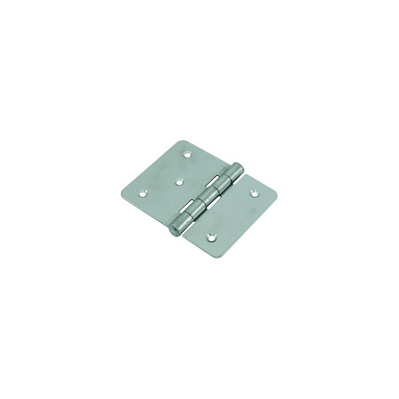2 CHARNIERES CARRES INOX 80x62 mm ---