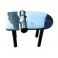 1 CHARNIERE DE PONT  INOX AISI 31 90x60 mm  - en stock - Charniиres