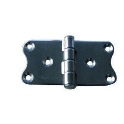 2 CHARNIERES INOX ASI 316 75x40 mm ---