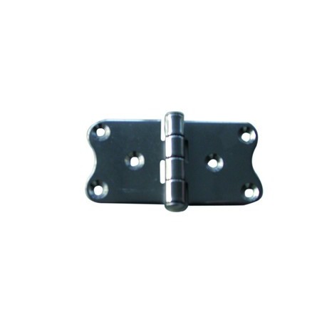 2 CHARNIERES INOX ASI 316 75x40 mm ---