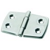 2 CHARNIERES HEXAGONALES INOX 316 73x53 mm - en stock - Charnières