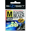 PERLES SUNSET FLOATING BEADS SS-FGREEN ---ndd