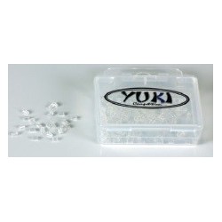 MICROTUBES TRANSPARENT - en stock - Perles