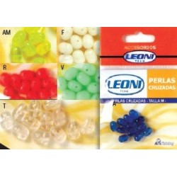 PERLES YUKI DOUBLE PERCAGE TRANSPARENT TAILLE S