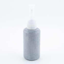 Additif Liquide agent métalisant Gris - 35ml pour Plastique liquide   - en stock - Additifs Plastique Leurres liquide
