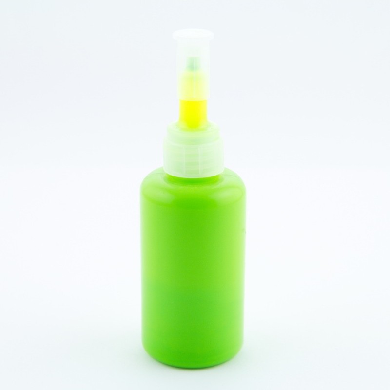 Colorant Liquide Fluo Vert Opaque 35 ml pour Plastique liquide   - en stock - Colororants Fluorescents