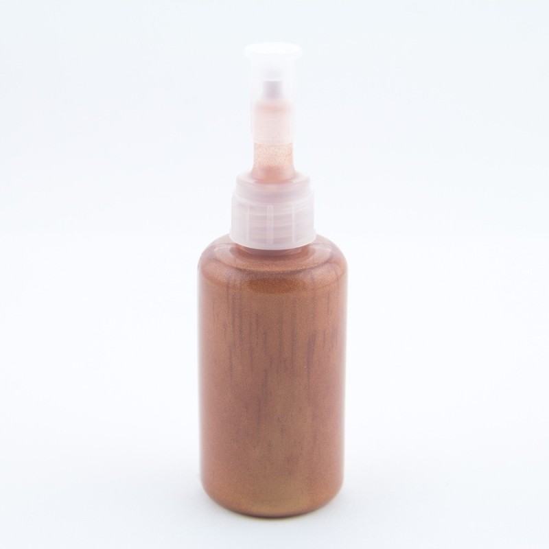Colorant liquide Nacre Cuivre 35 ml pour Plastique liquide   - en stock - Colorants Nacrés