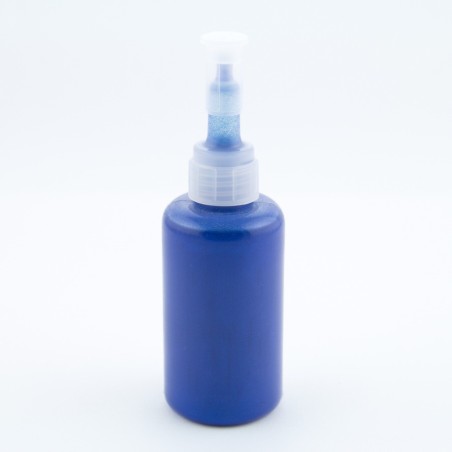 Colorant liquide Nacre Bleu Saphir 35 ml pour Plastique liquide   - en stock - Colorants Nacrés