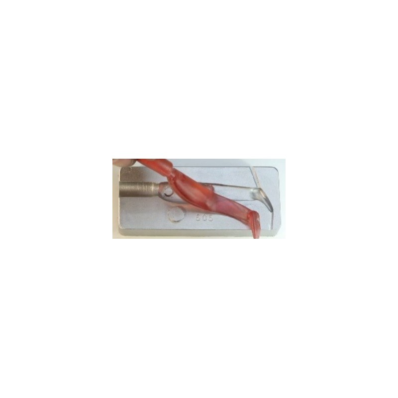 MOULE A LEURRE SOUPLE ALU - SHAD - 7CM - MOU505 - plastique liquide---