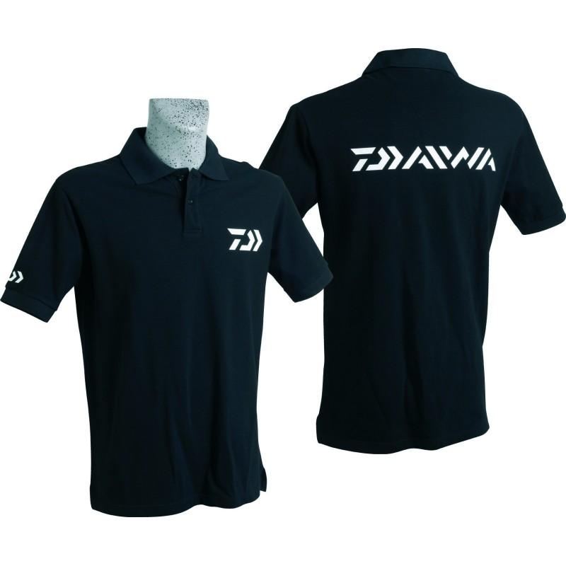 POLO NOIR DAIWA MANCHES COURTES L