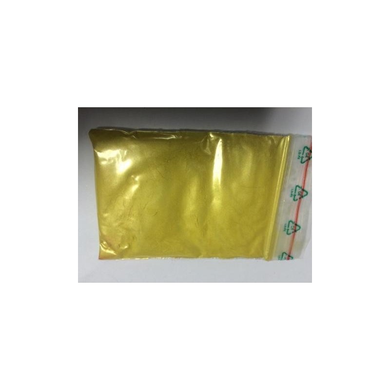 Colorant POUDRE Jaune Nacré 10 Grs pour Plastique liquide 