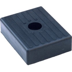 PATIN PETIT MODELE 010 NOIR - 130x100 mm pour remorque - MECT-07110