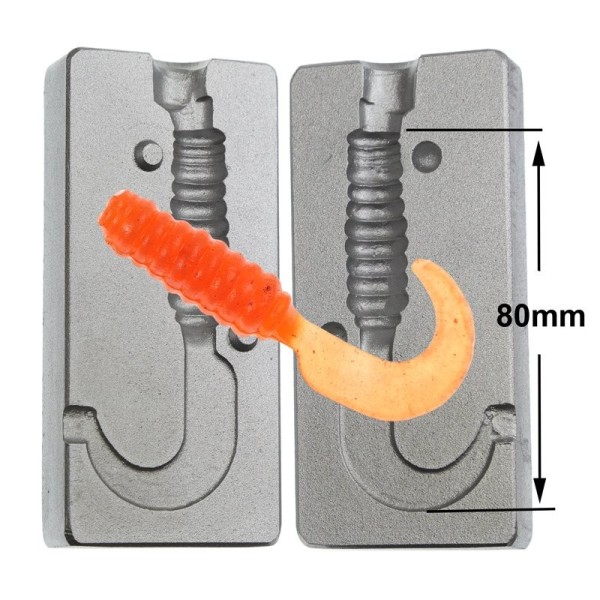 Moule à Leurres Souples Alciumpeche - Shad 160-180-200mm, Modèle MOU515, Pour Plastique Liquide