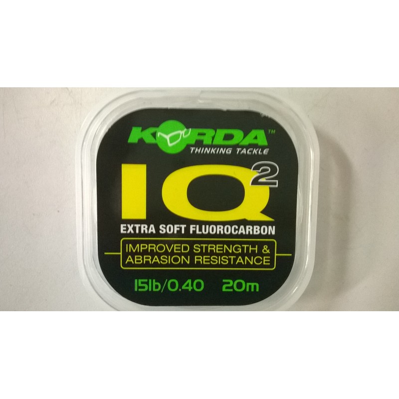 Korda IQ Extra Soft Fluorocarbon Hooklink 15lb - en stock - Carpe