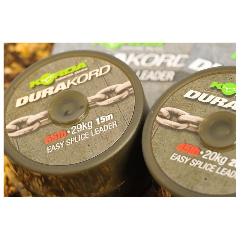 Dura-Kord Dyneema Spliceable Leader 20m 45lb - KORDA ---
