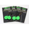 Sinker Tungsten Hooklink Weight - 9 pieces - Medium Green - en stock - Perles et stop-float