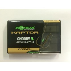 HAMECONS KORDA Kaptor Choddy B Gravel - 10 pieces Taille 8 ---