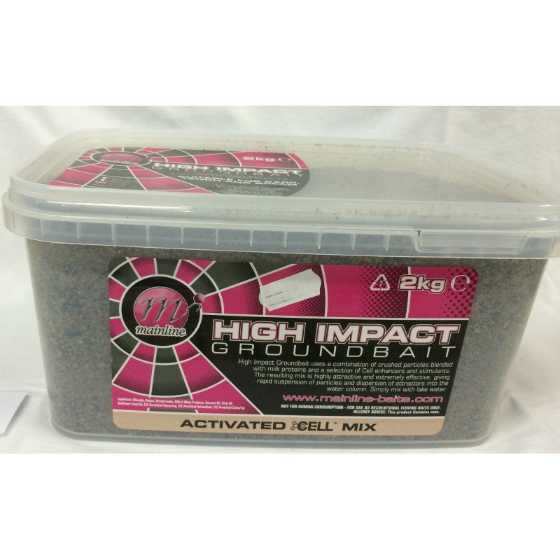 Amorce Mainline Groundbait en seau Active Cell Mix Cell 2 kg