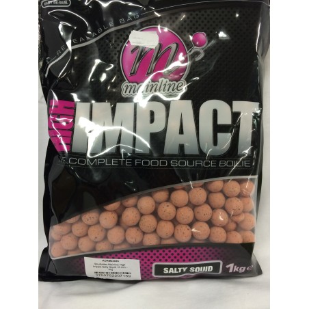 BOUILLETTE MAINLINE HIGH IMPACT SALTY SQUID  15 mm - 1Kg ---