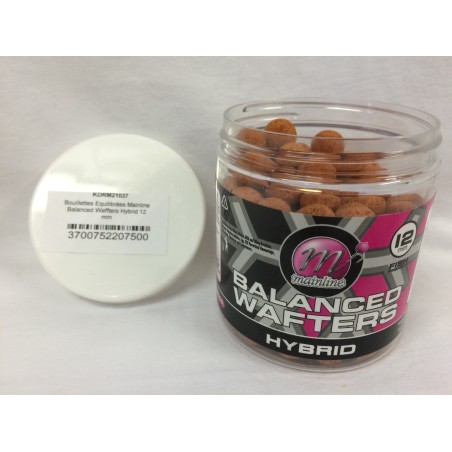 Bouillettes Equilibé Mainline Balanced Waffters Hybrid 12 mm ---ndd