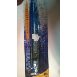 LEURRE FLASHMER BLUE EQUILLE 25 g - DOS BLEU (DB)